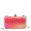 Sac banane à texture brillante hologramme