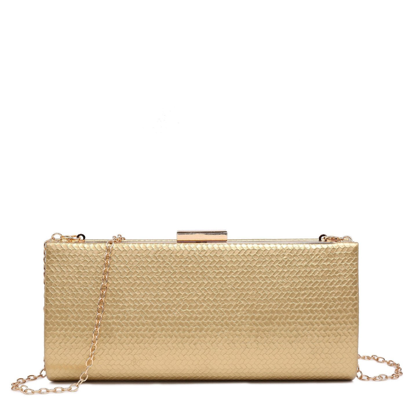 Pochette femme avec motif zigzag
