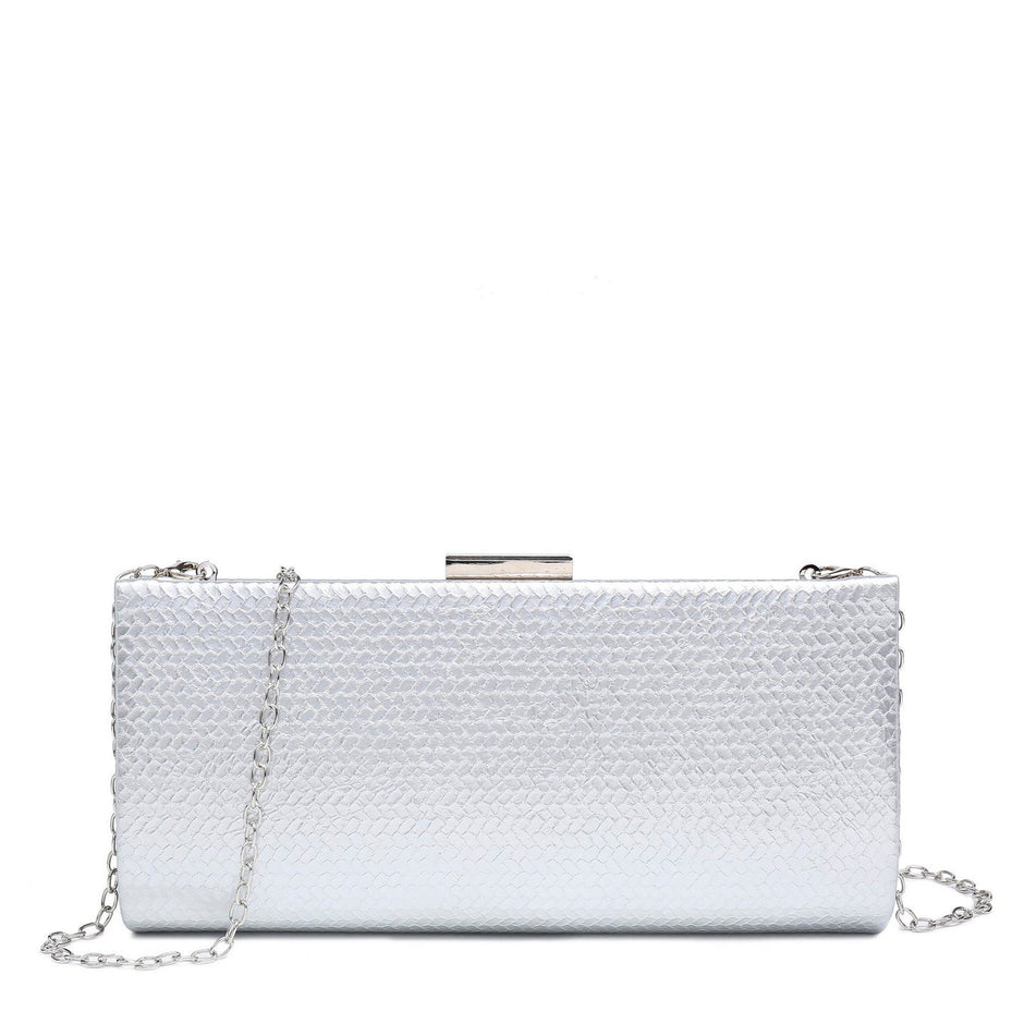 Pochette femme avec motif zigzag
