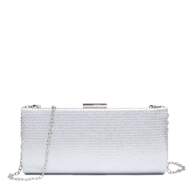 Pochette femme avec motif zigzag