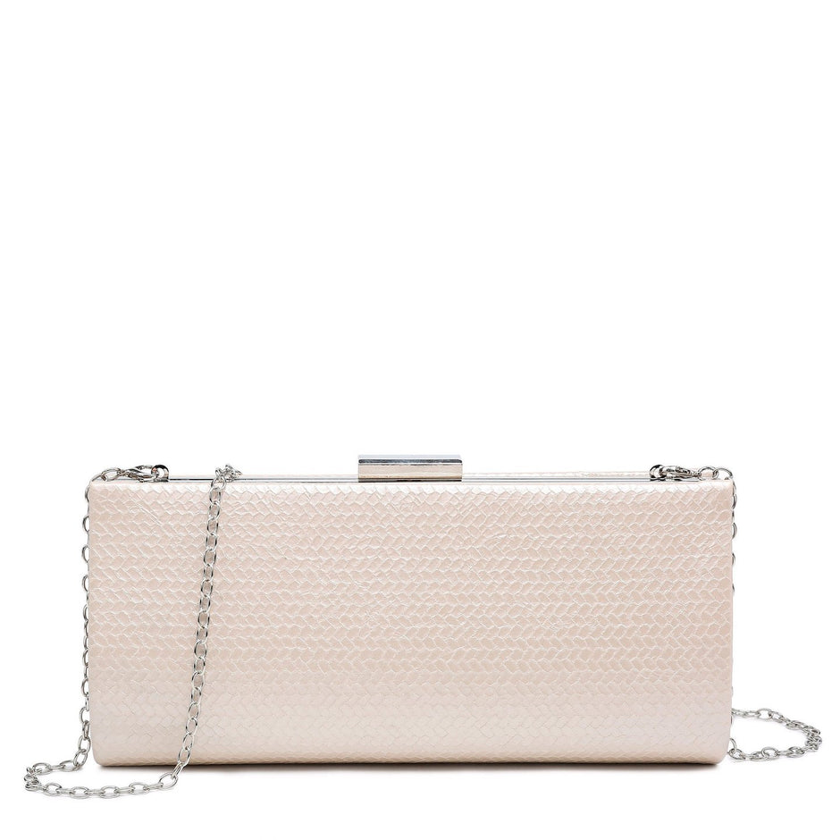 Pochette femme avec motif zigzag