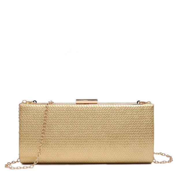Pochette femme avec motif zigzag
