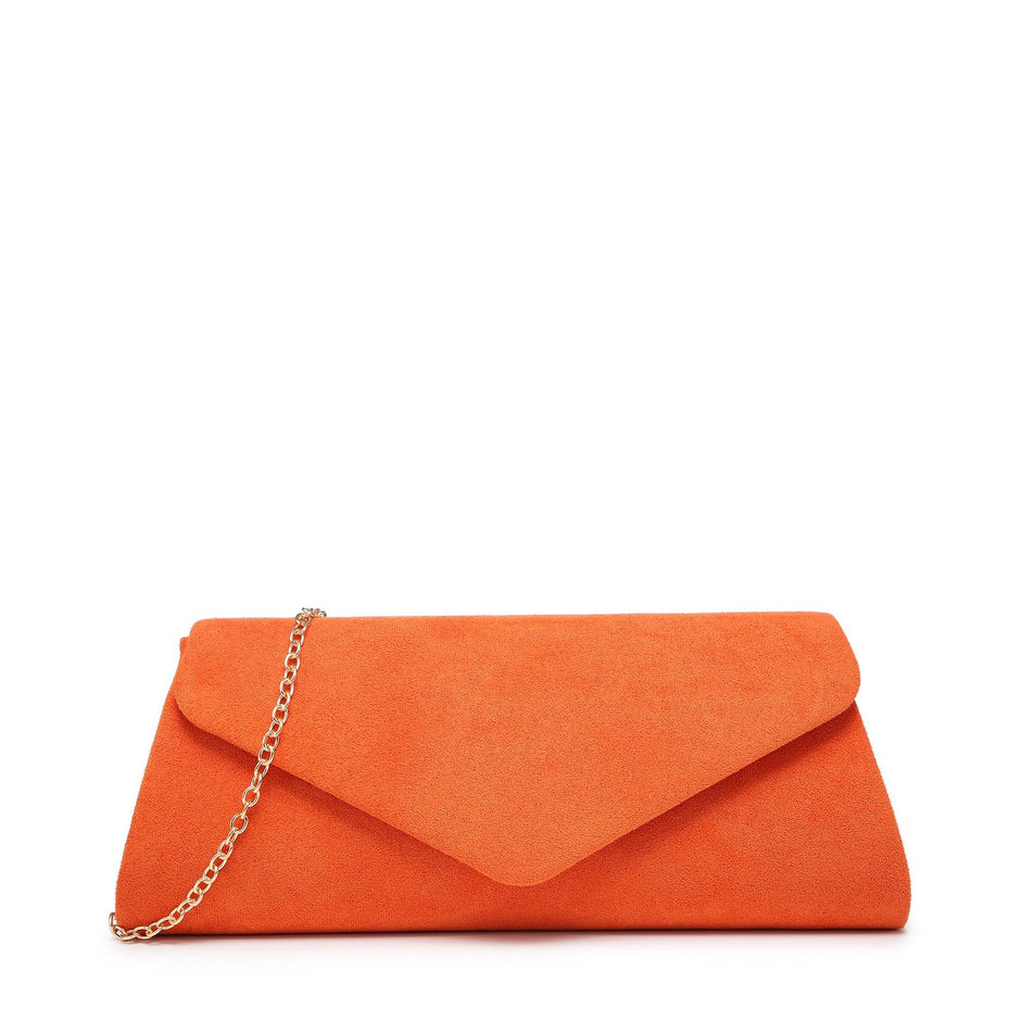 Pochette géométrique velours