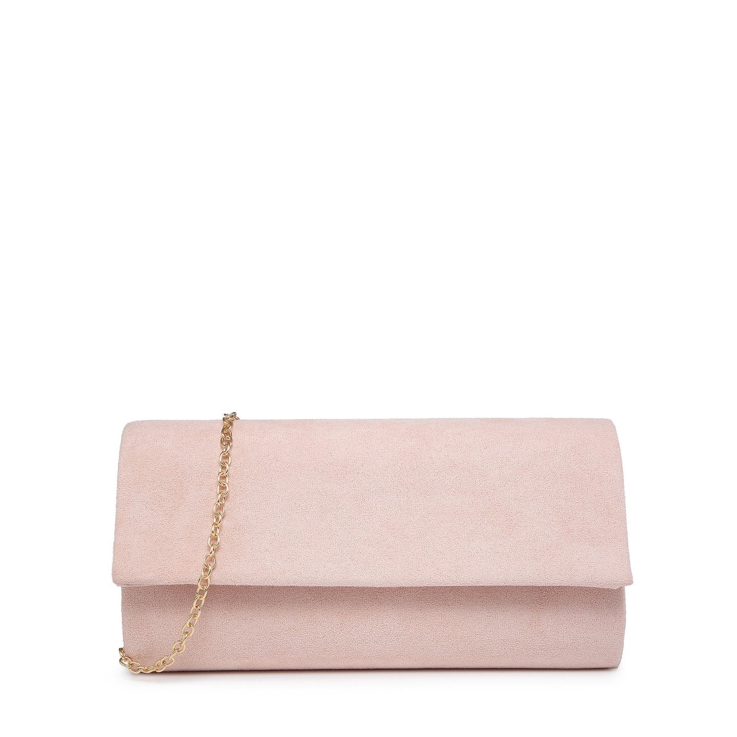 Pochette rectangulaire effet velours