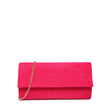 Pochette rectangulaire effet velours
