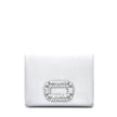 Pochette en satin avec pierres scintillantes