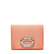 Pochette en satin avec pierres scintillantes