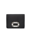 Pochette en satin avec pierres scintillantes