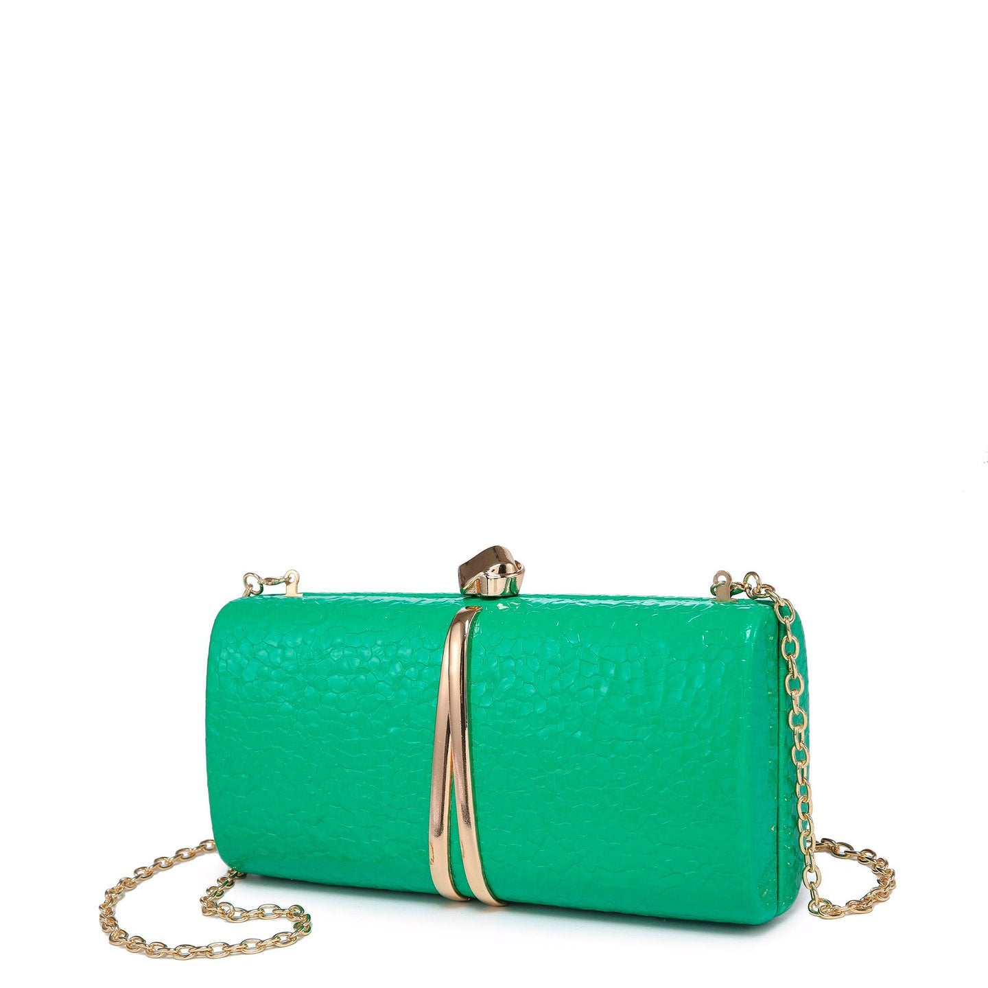 Pochette détail métallique