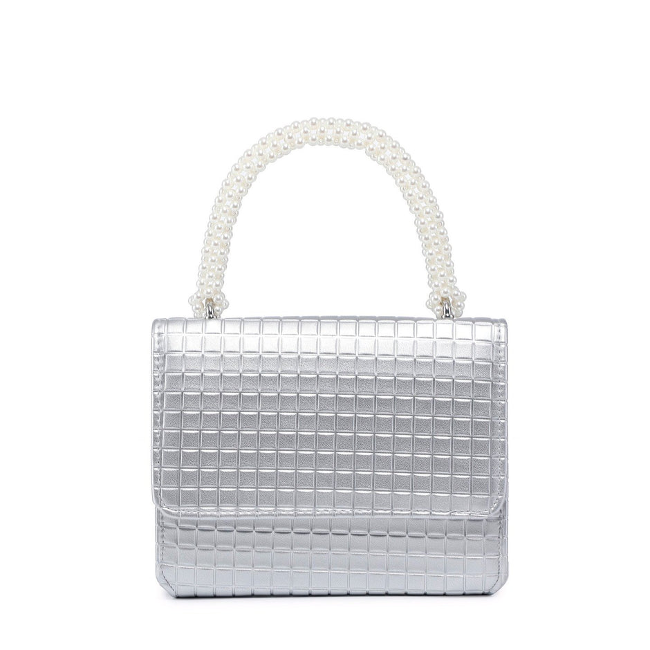 Pochette avec bandoulière perles