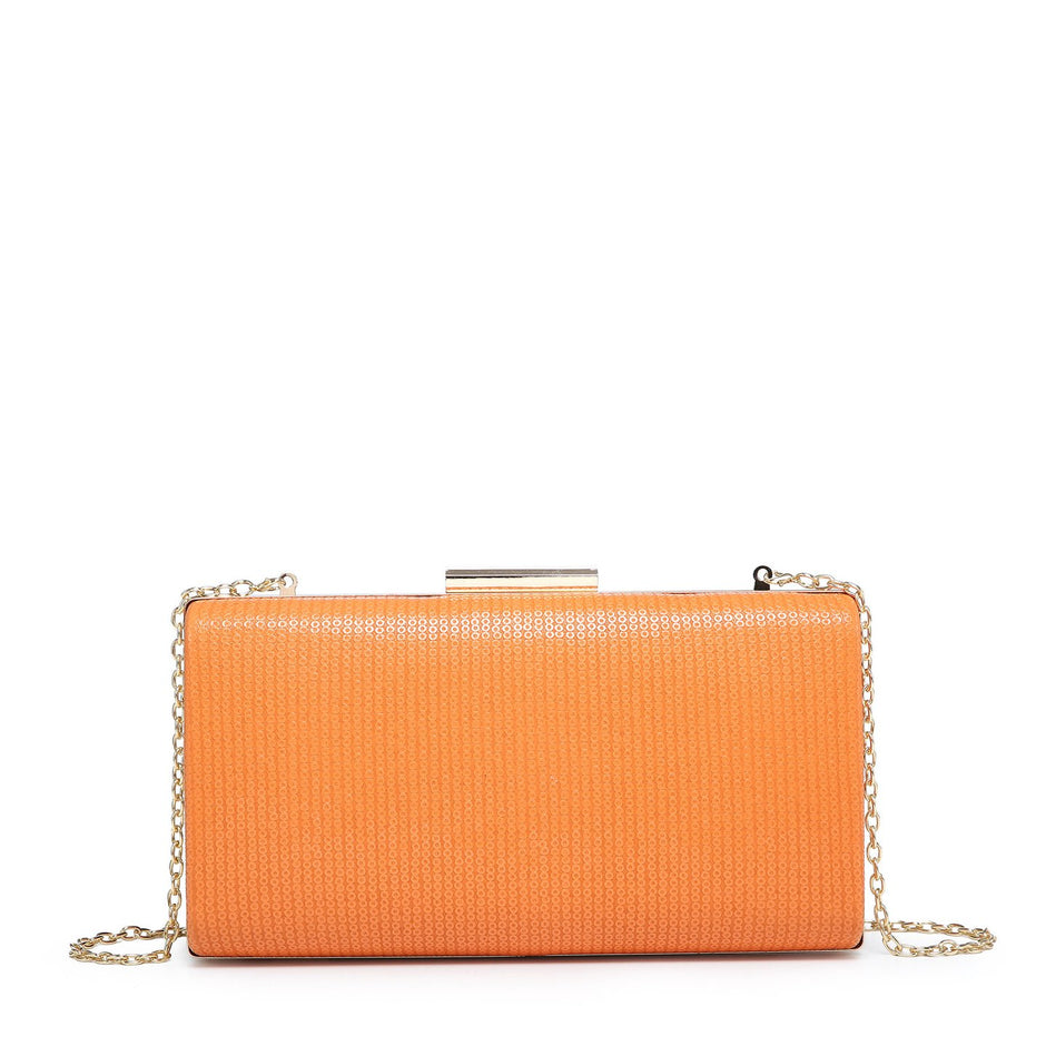 Pochette rectangulaire avec paillettes