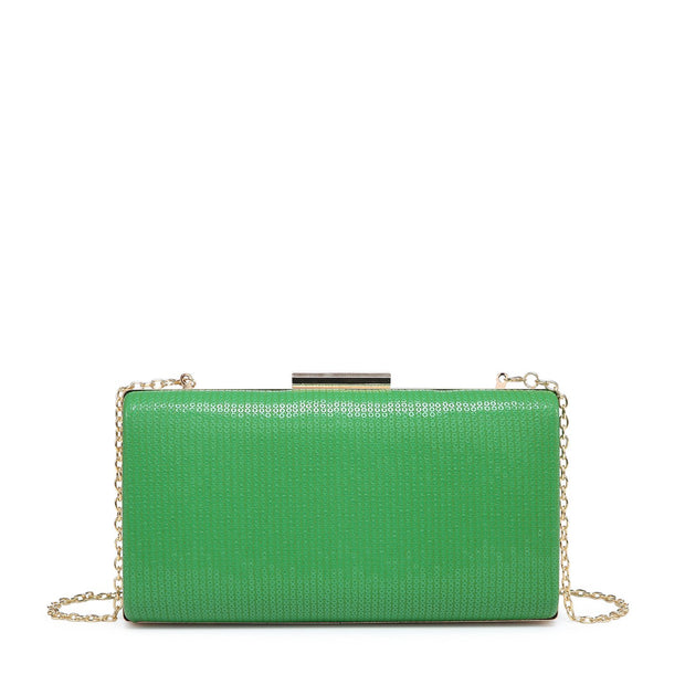 Pochette rectangulaire avec paillettes