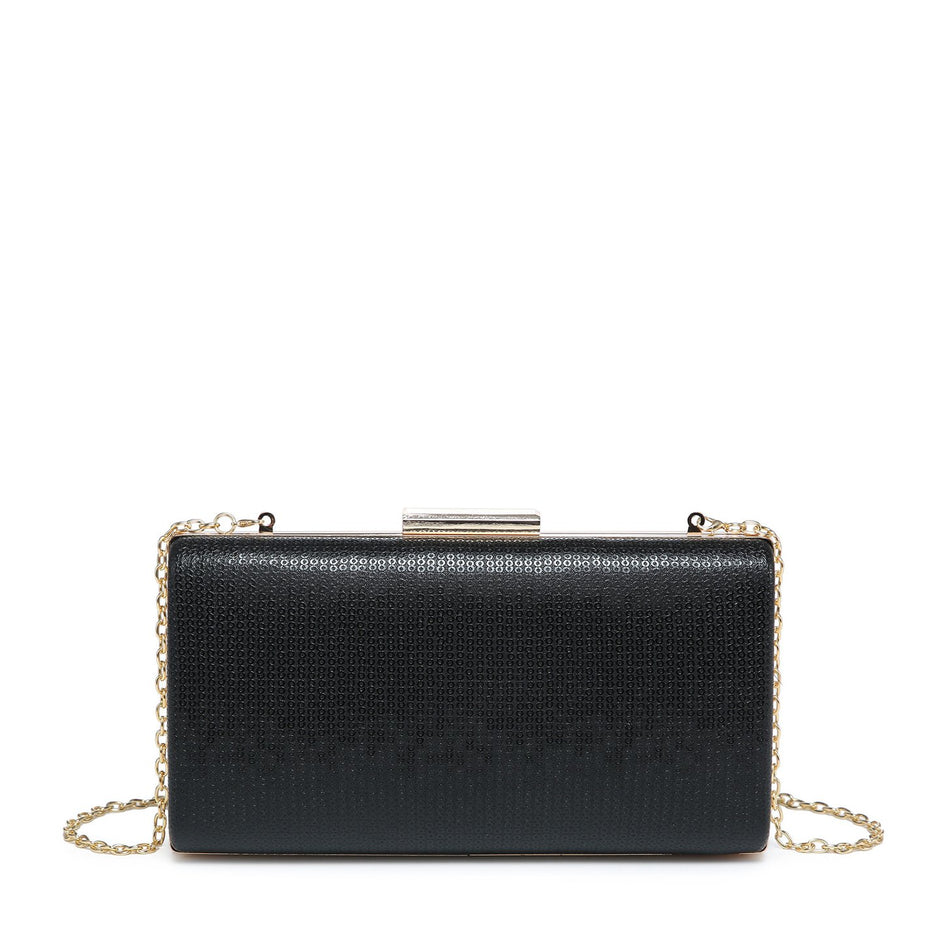 Pochette rectangulaire avec paillettes