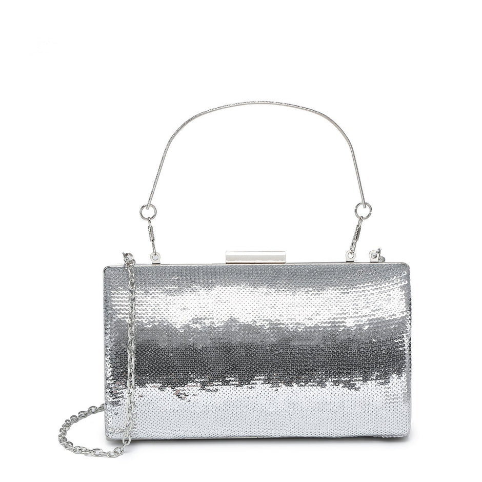 Pochette bandoulière et paillettes