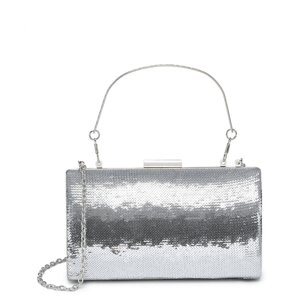 Pochette bandoulière et paillettes