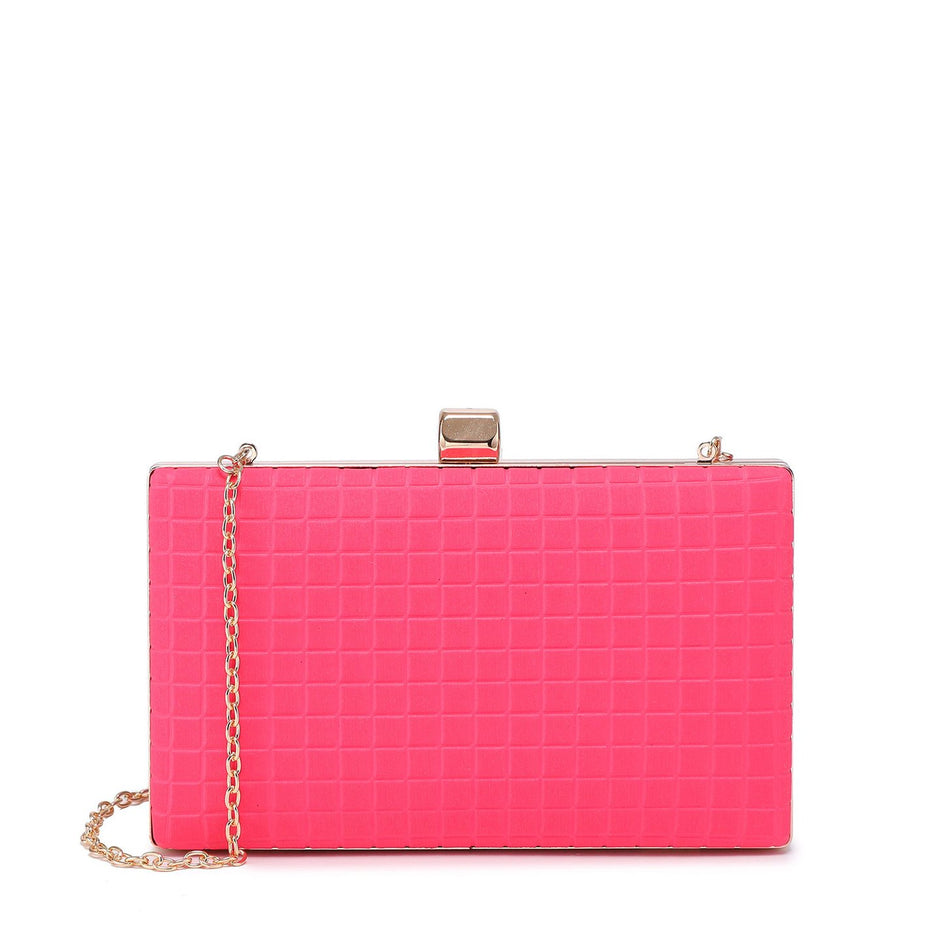 Pochette avec bandoulière chaîne
