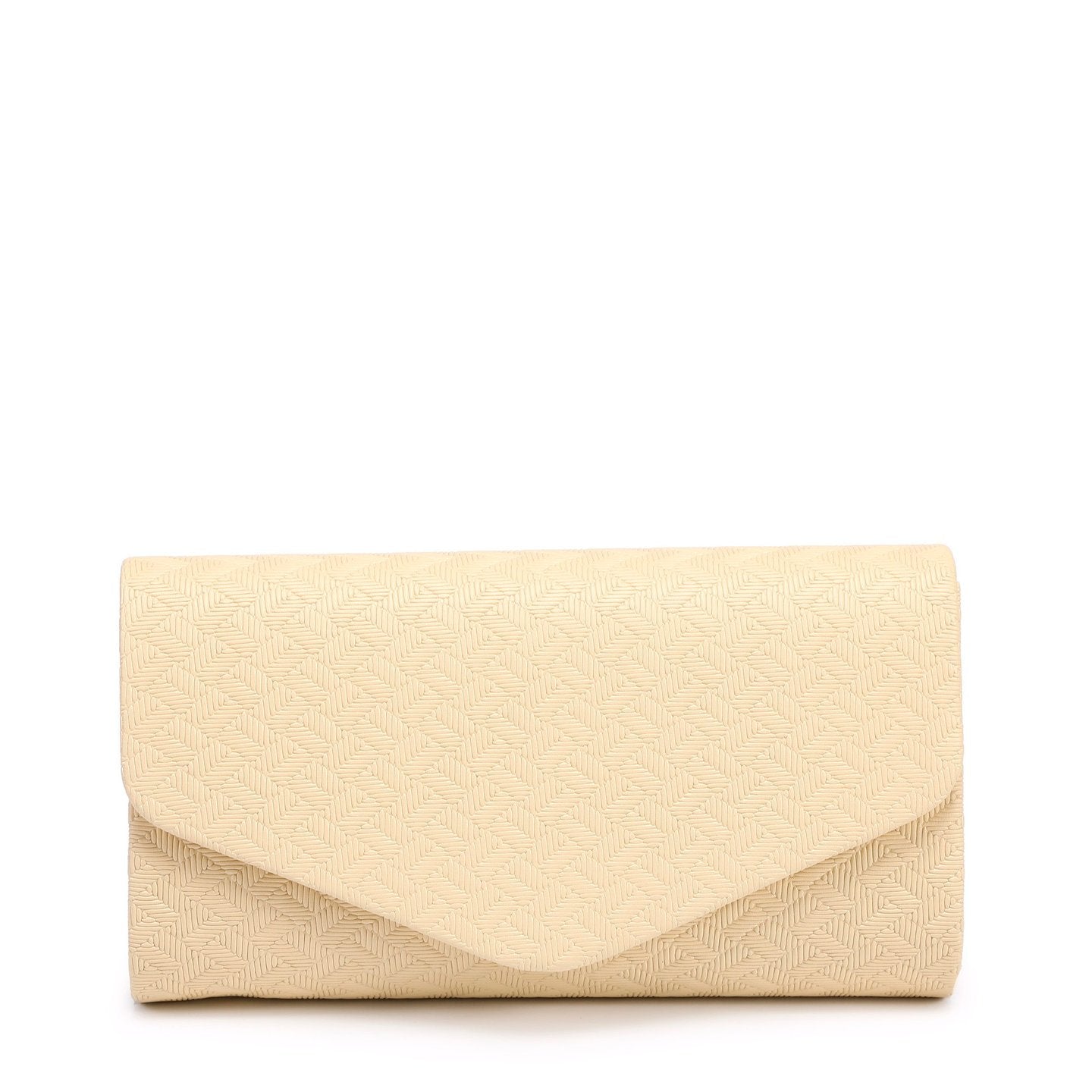 Sac de fête enveloppe zigzag avec bandoulière chaîne