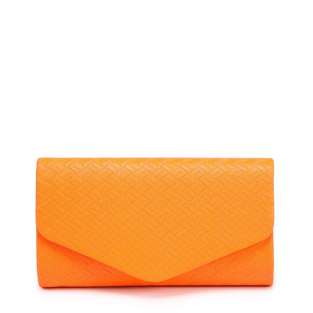 Sac de fête enveloppe zigzag avec bandoulière chaîne