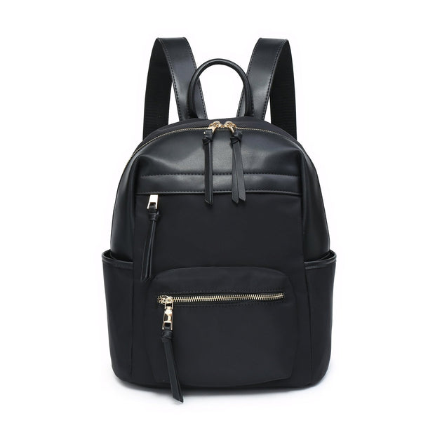 Sac à dos en nylon avec plusieurs poches