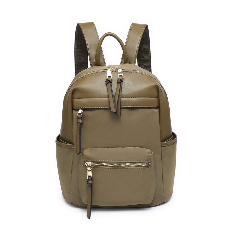Sac à dos en nylon avec plusieurs poches