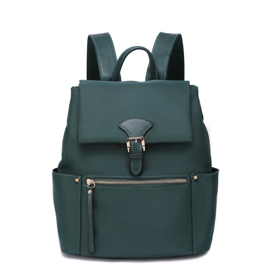 Sac à dos en nylon avec fermeture à boucle