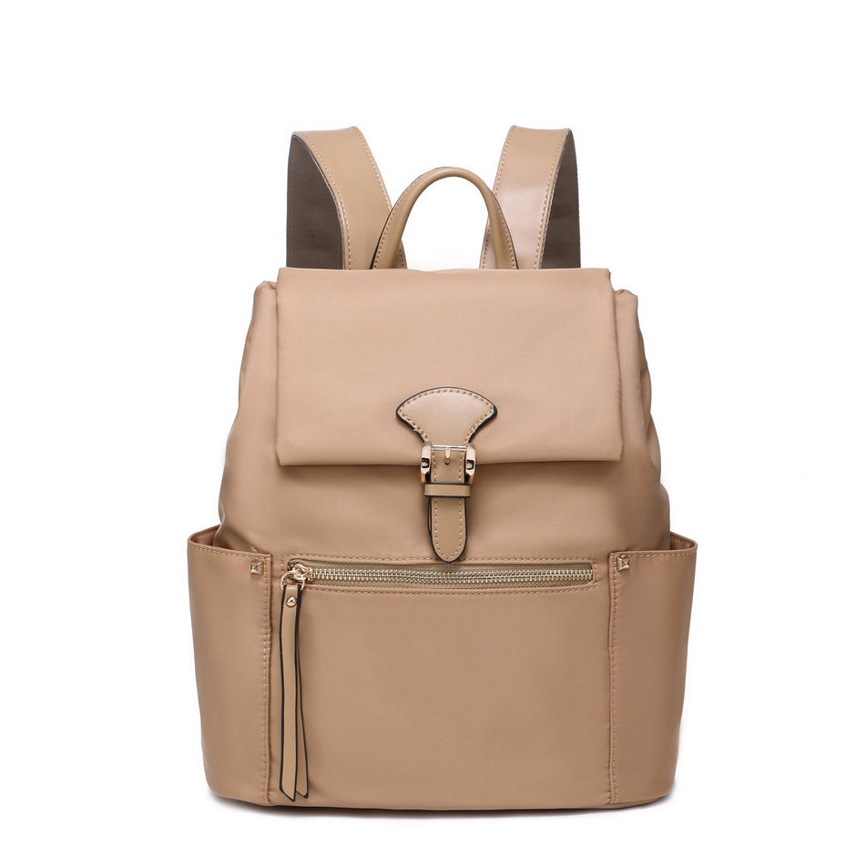 Sac à dos en nylon avec fermeture à boucle
