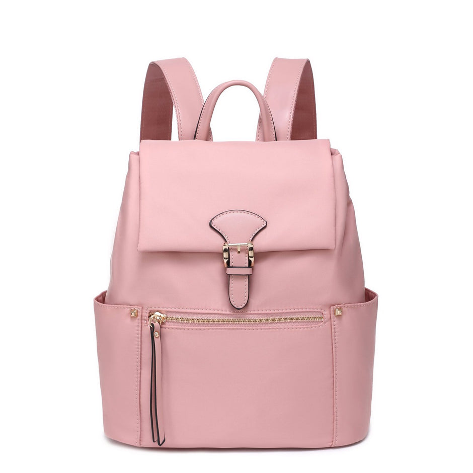 Sac à dos en nylon avec fermeture à boucle