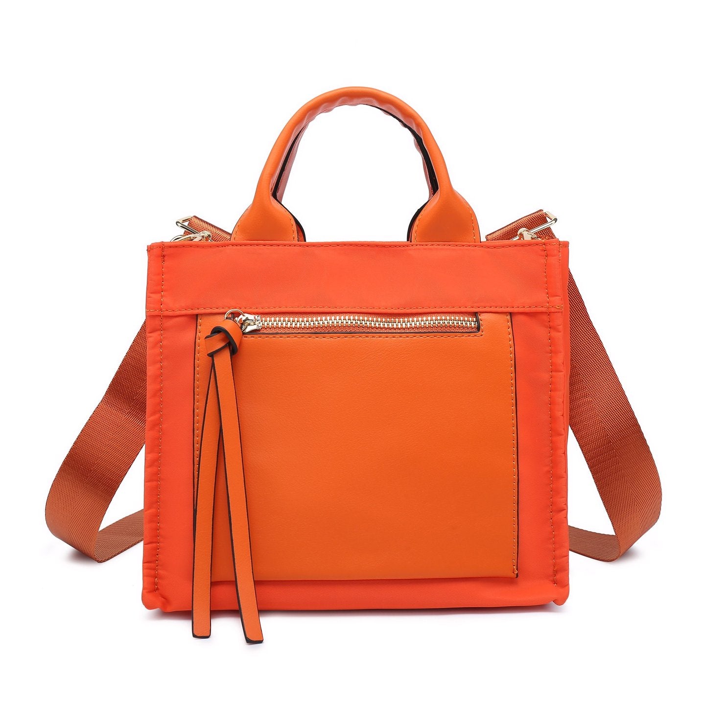 Sac en nylon avec fermeture éclair extérieure