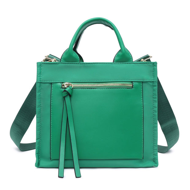 Sac en nylon avec fermeture éclair extérieure
