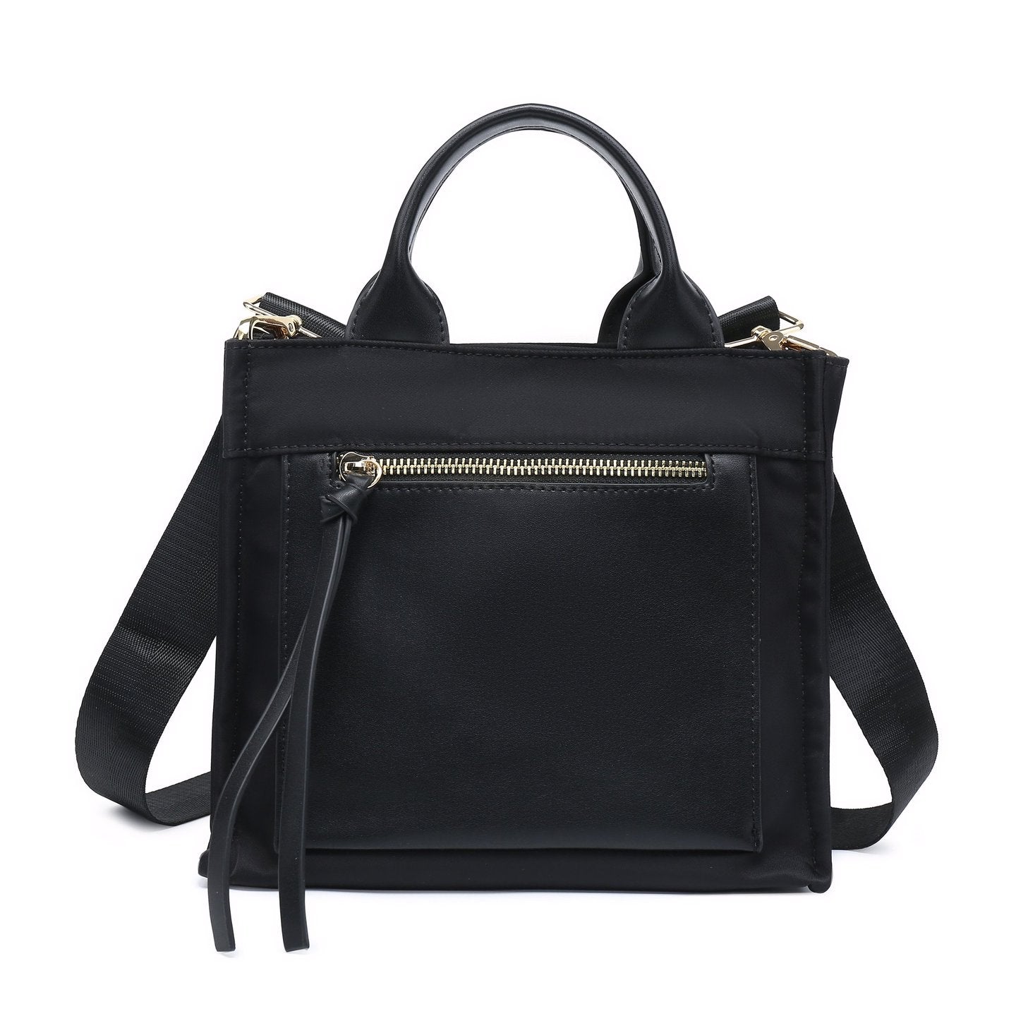 Sac en nylon avec fermeture éclair extérieure