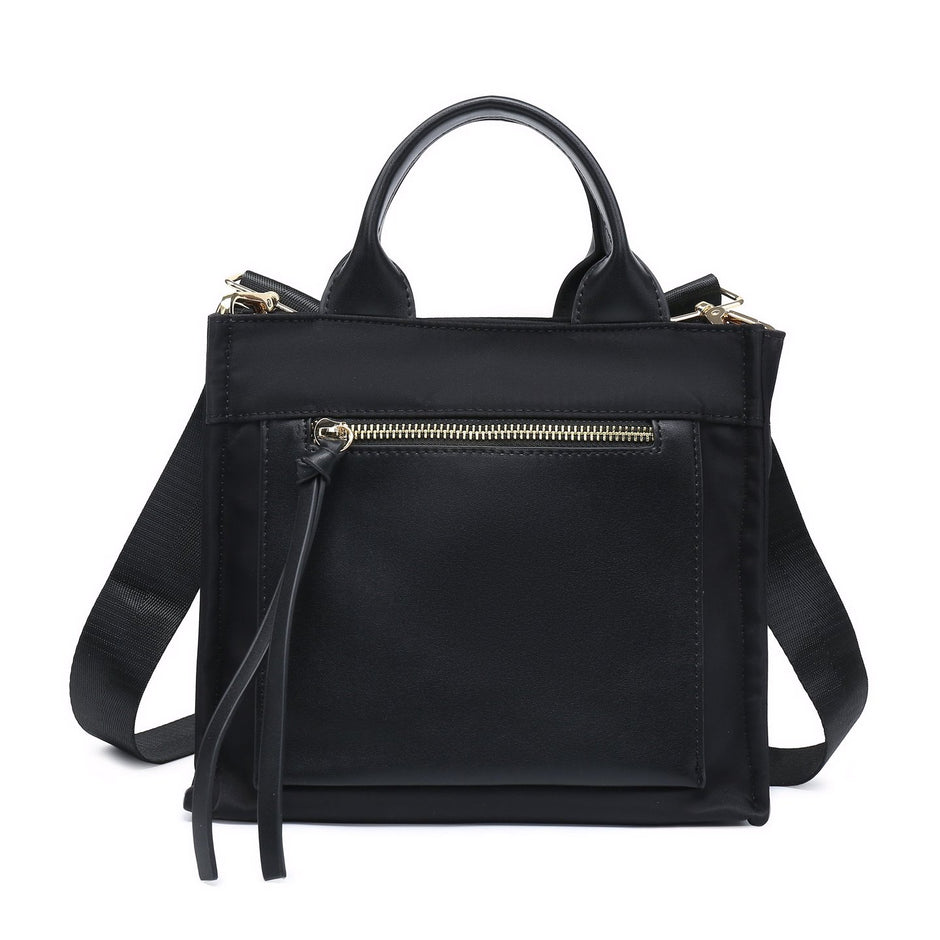 Sac en nylon avec fermeture éclair extérieure
