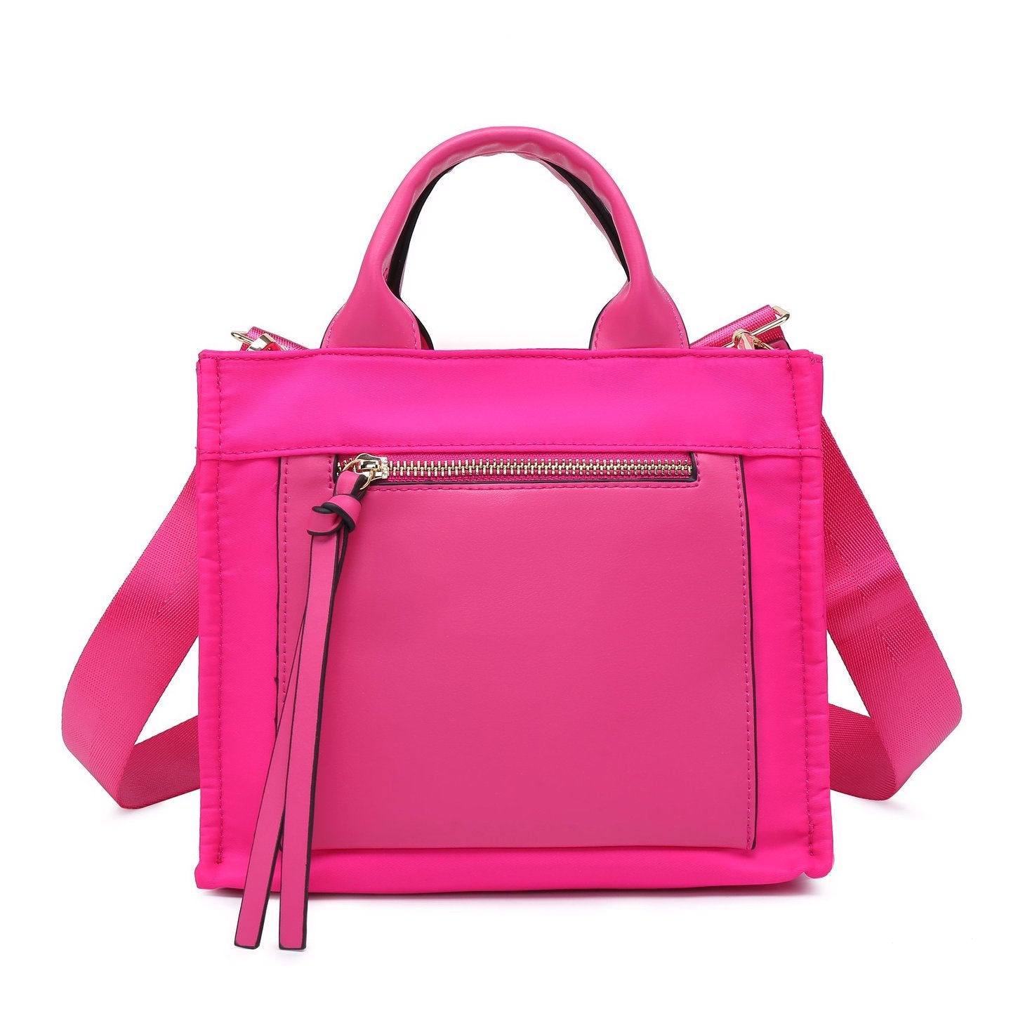 Sac en nylon avec fermeture éclair extérieure