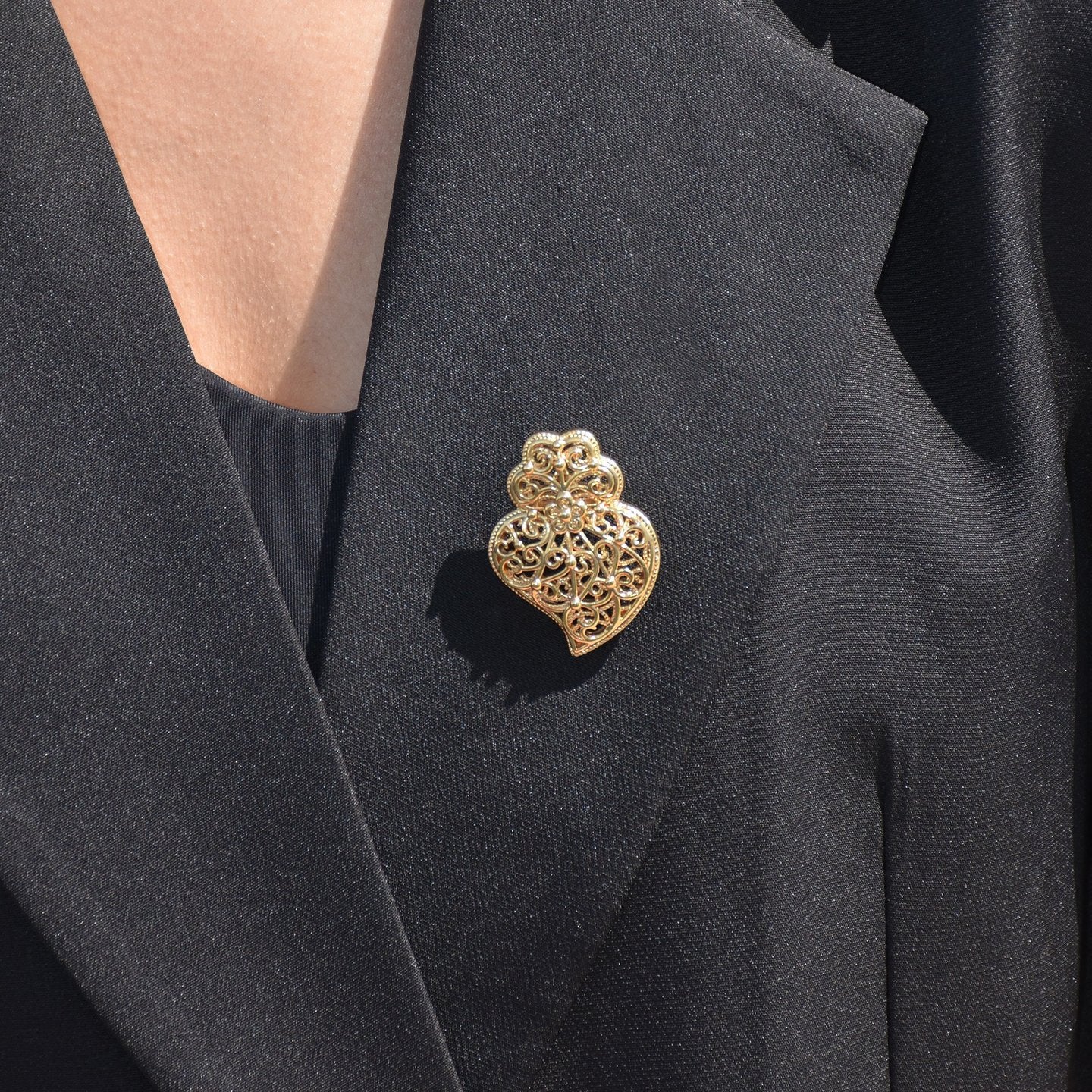 Mini broche coeur Viana