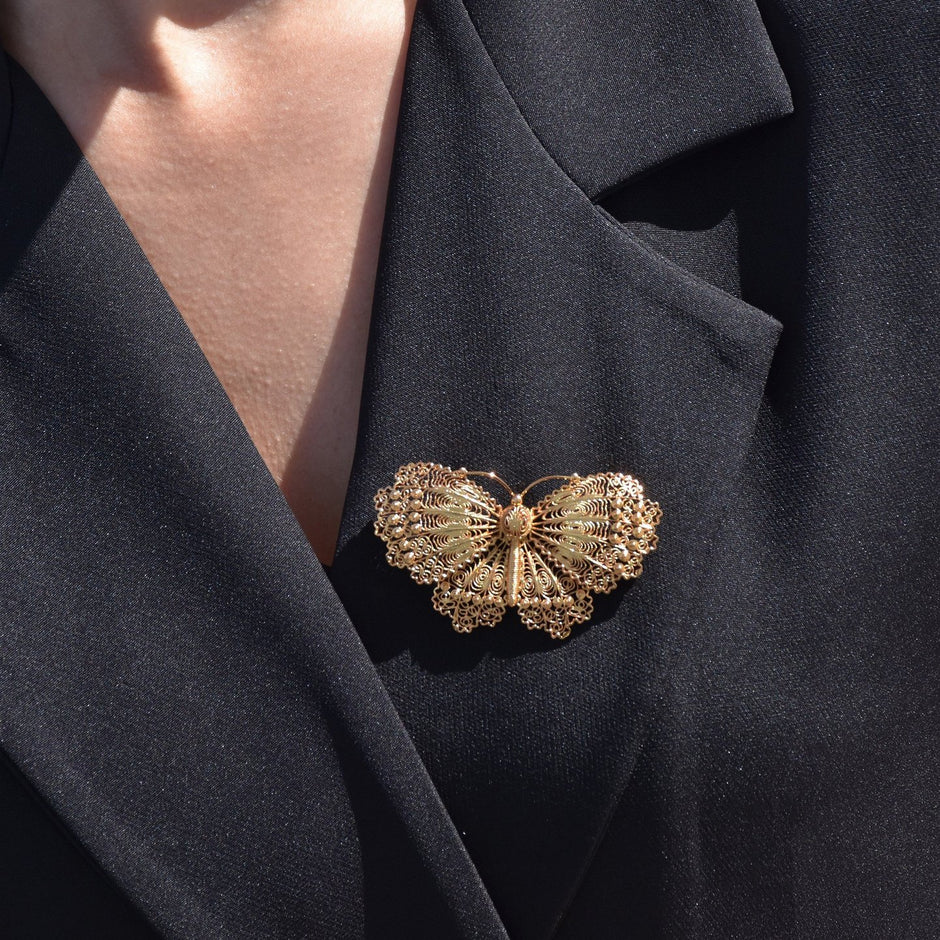 Broche Encantos Portugal papillon