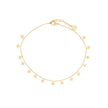 Bracelet Alba de cheville acier pendentifs etoiles