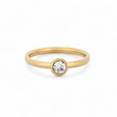 Bague alba acier solitaire JZ3454