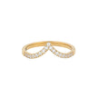 Bague alba en acier en forme de V JZ4745