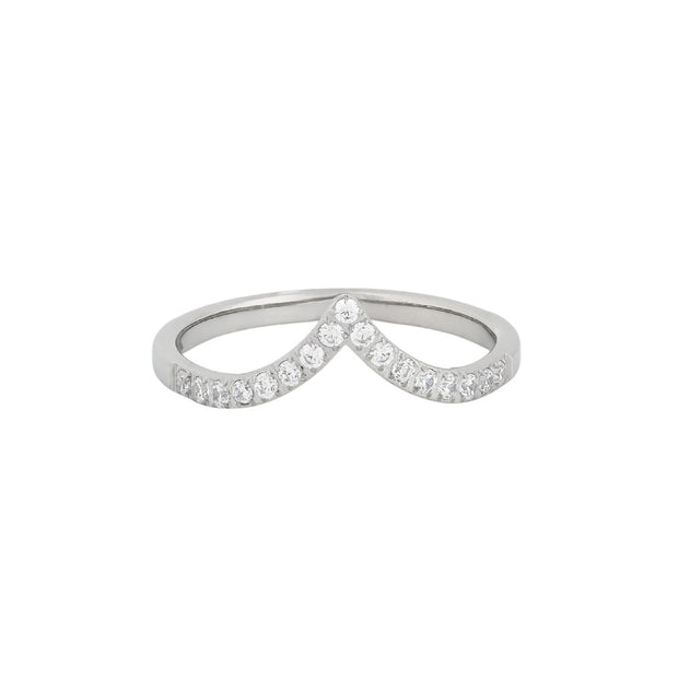Bague alba en acier en forme de V JZ4745