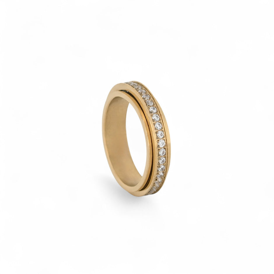 Bague alba en acier avec brilliant JZ5979