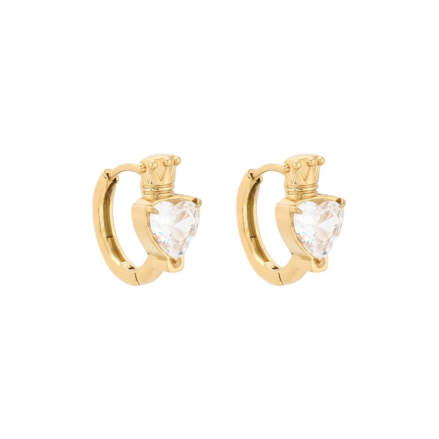 Mini Boucles d'oreilles Alba en acier