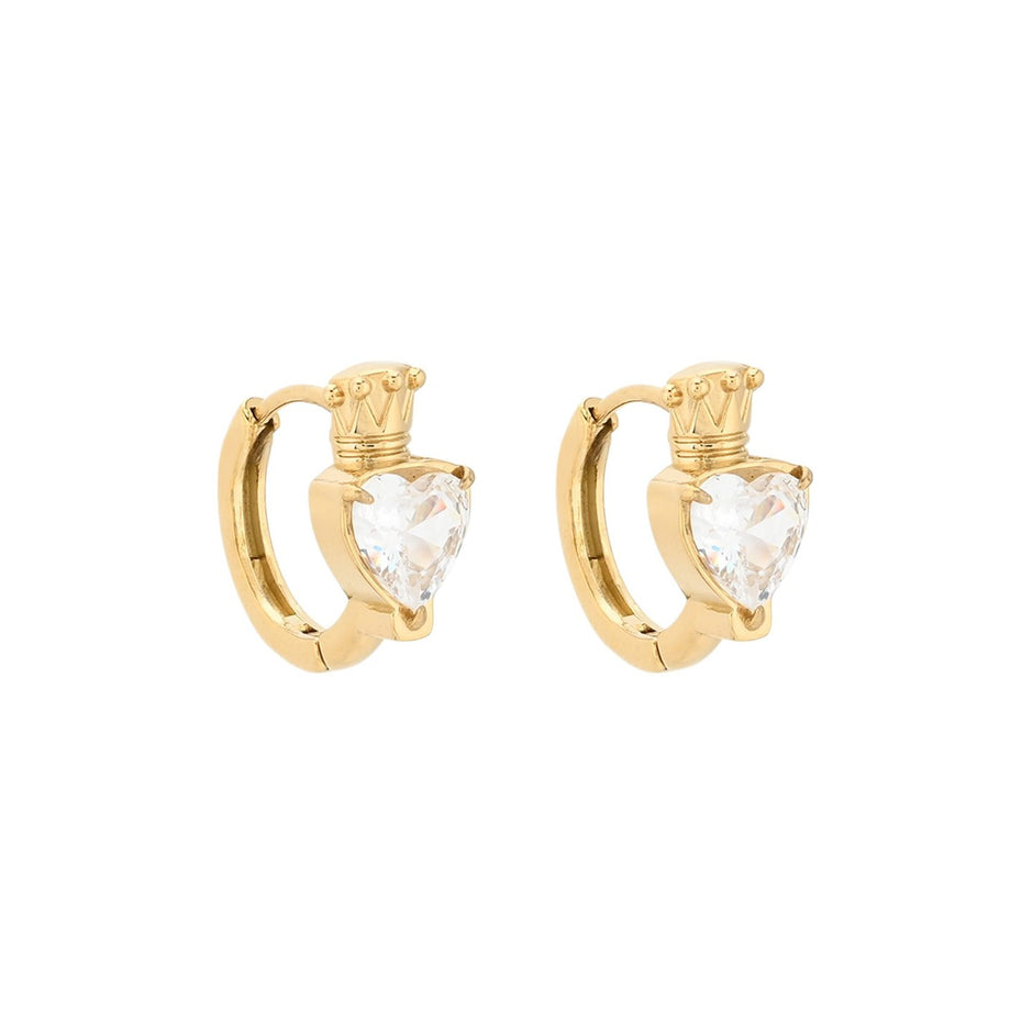 Mini Boucles d'oreilles Alba en acier