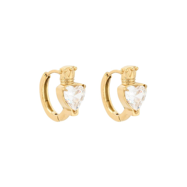 Mini Boucles d'oreilles Alba en acier