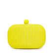 Pochette femme en raphia