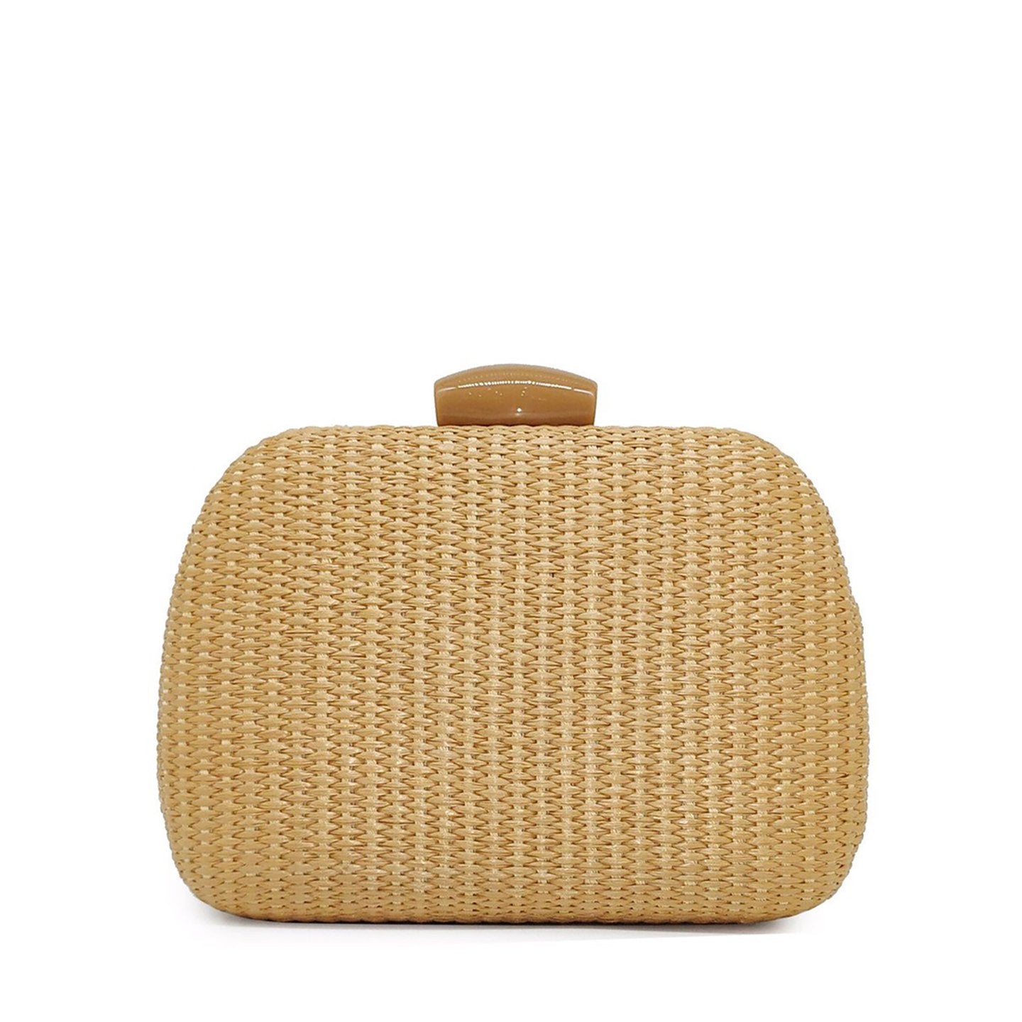 Pochette femme en raphia