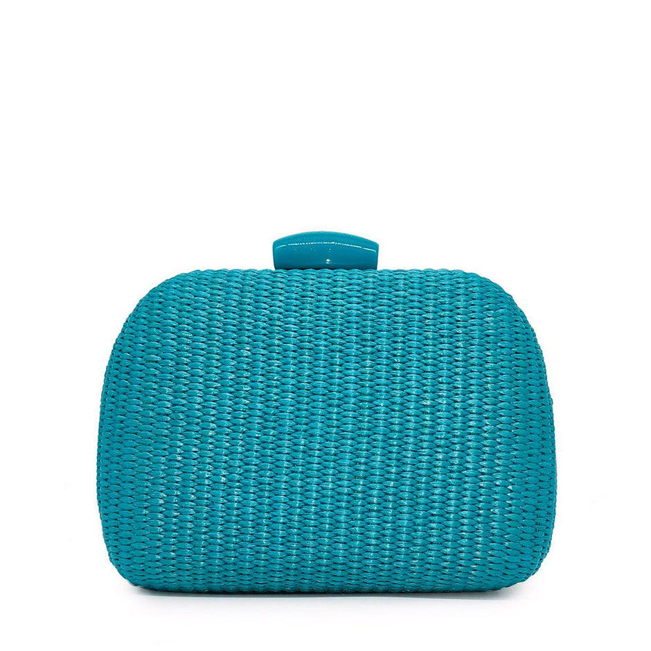Pochette femme en raphia