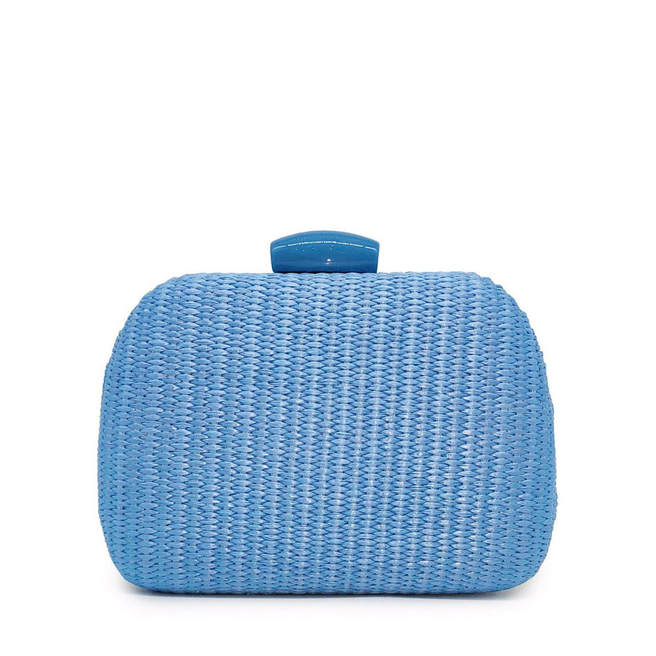Pochette femme en raphia
