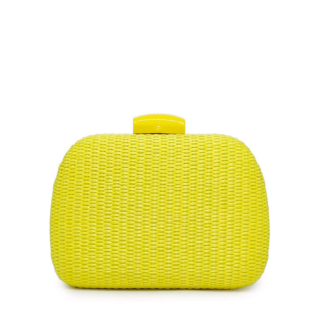 Pochette femme en raphia