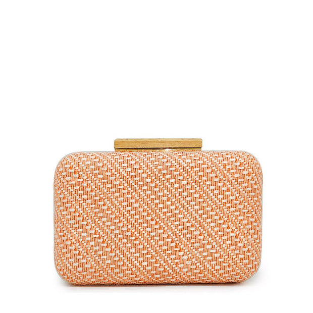 Pochette femme en raphia