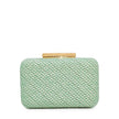Pochette femme en raphia