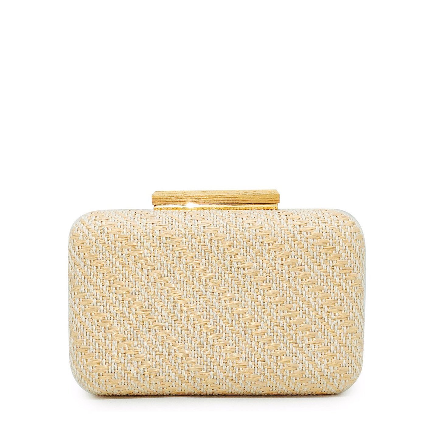 Pochette femme en raphia